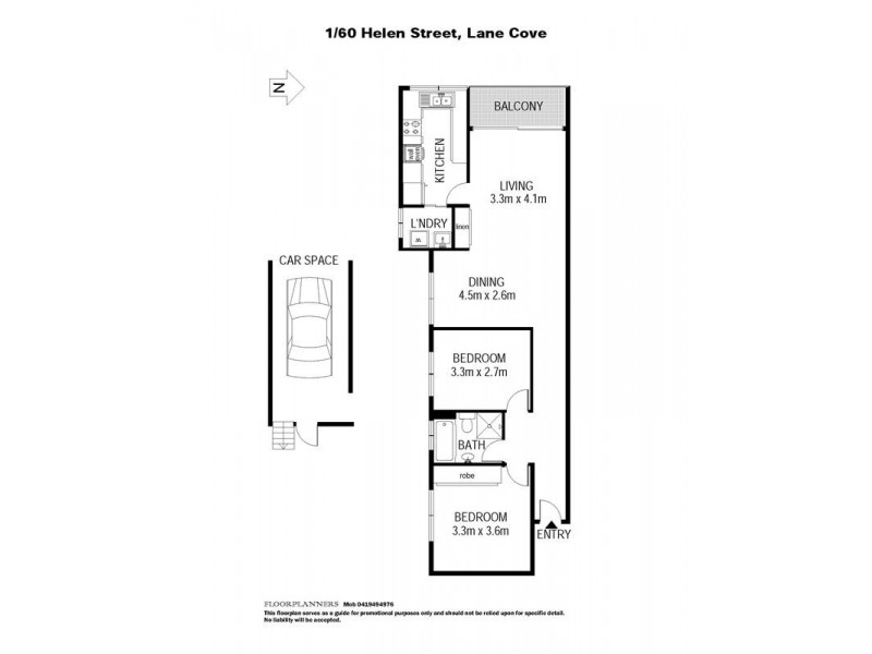 1/60 Helen Street, Lane Cove NSW 2066