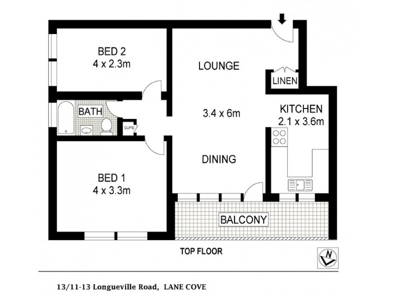 13/11 Longueville Road, Lane Cove NSW 2066