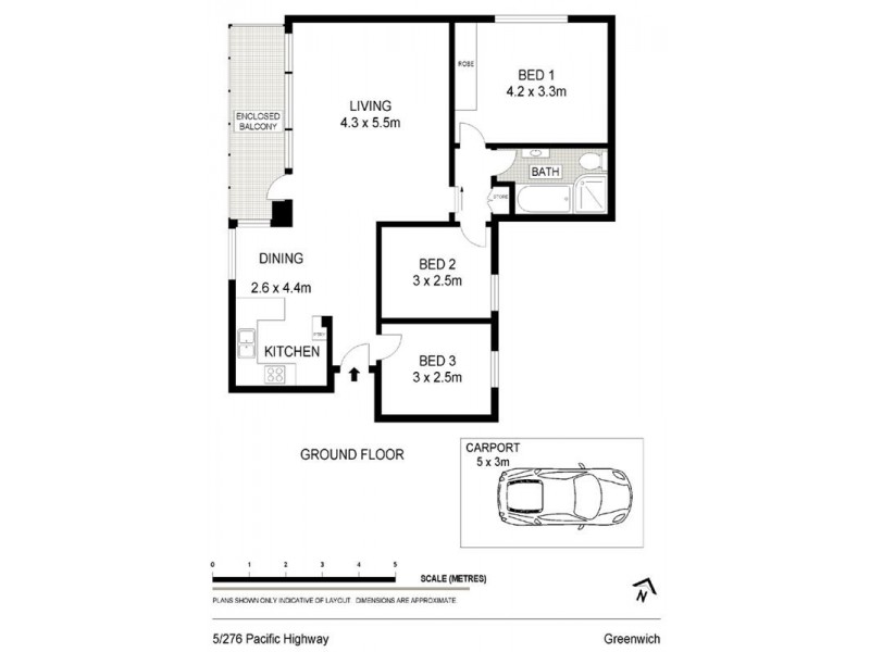 5/276 Pacific Highway, Greenwich NSW 2065