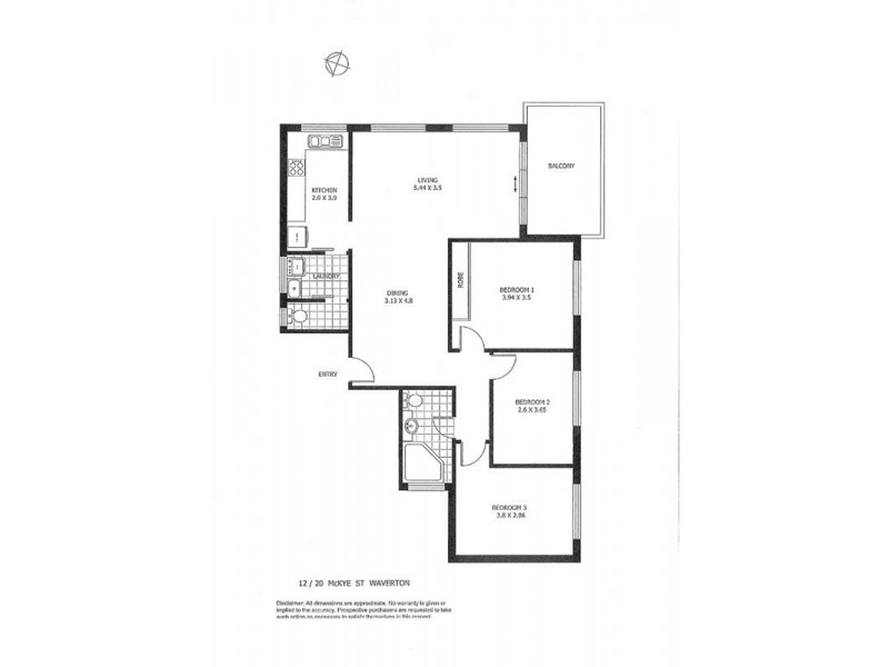 12/20 McKye Street, Waverton NSW 2060