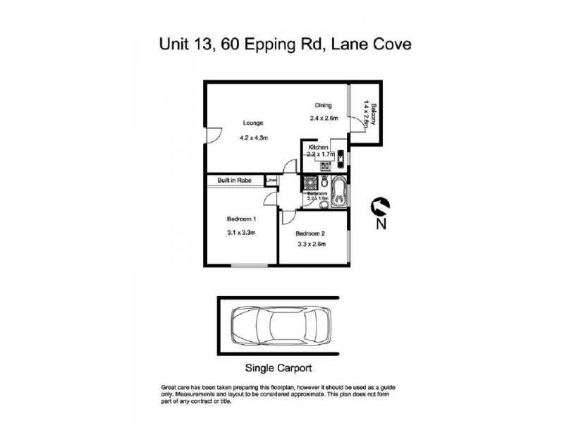 13/60 Epping Road, Lane Cove NSW 2066