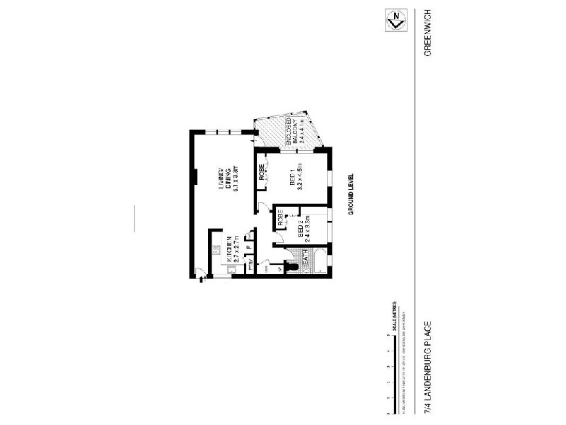 7/4  Landenburg Place, Greenwich NSW 2065