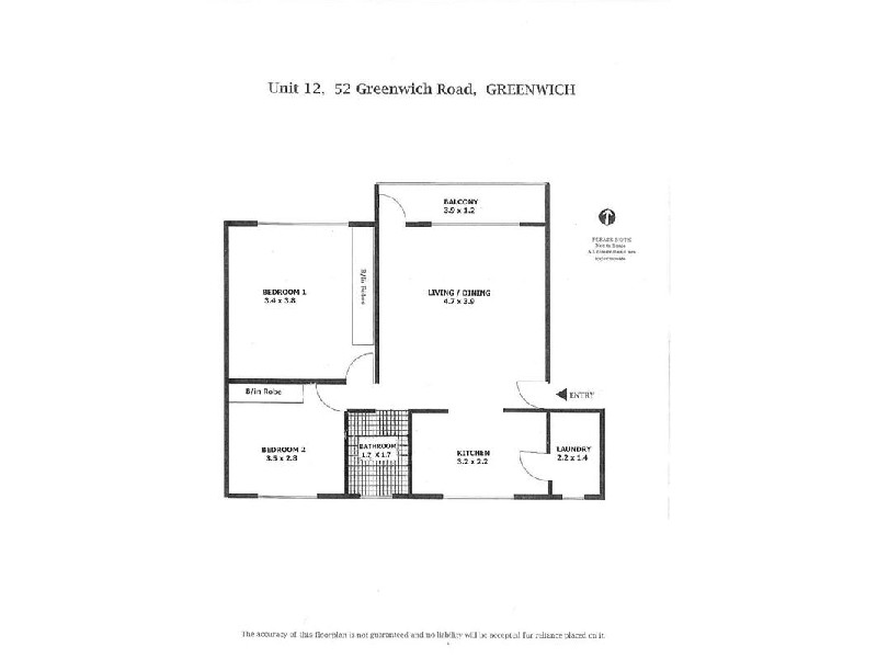 12/52  Greenwich Road, Greenwich NSW 2065