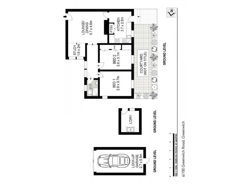 6/100  Greenwich Road, Greenwich NSW 2065