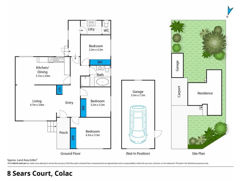 8 Sears Court, Colac VIC 3250 Floorplan