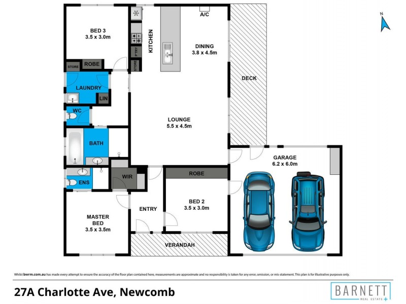 27A Charlotte Avenue, Newcomb VIC 3219 Floorplan