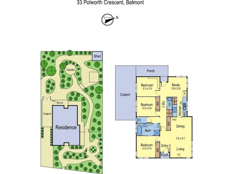 33 Polwarth Crescent, Belmont VIC 3216 Floorplan