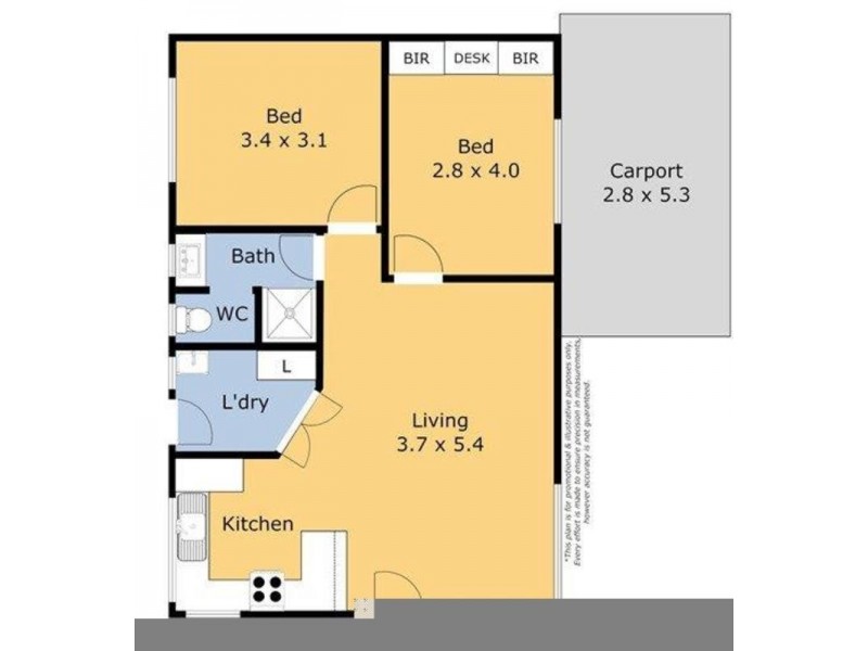 2/9-11 Elliott Avenue, Highton VIC 3216 Floorplan
