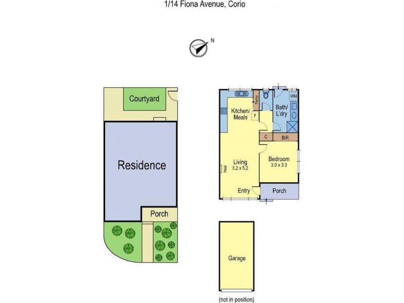 1/14 Fiona Avenue, Corio VIC 3214 Floorplan