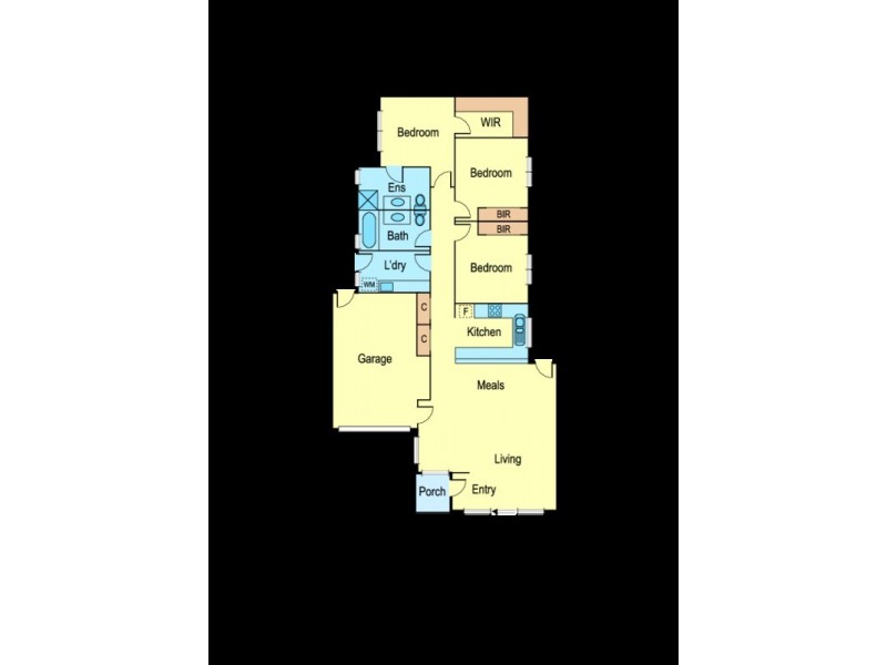 2/6 Solomon Court, Breakwater VIC 3219 Floorplan