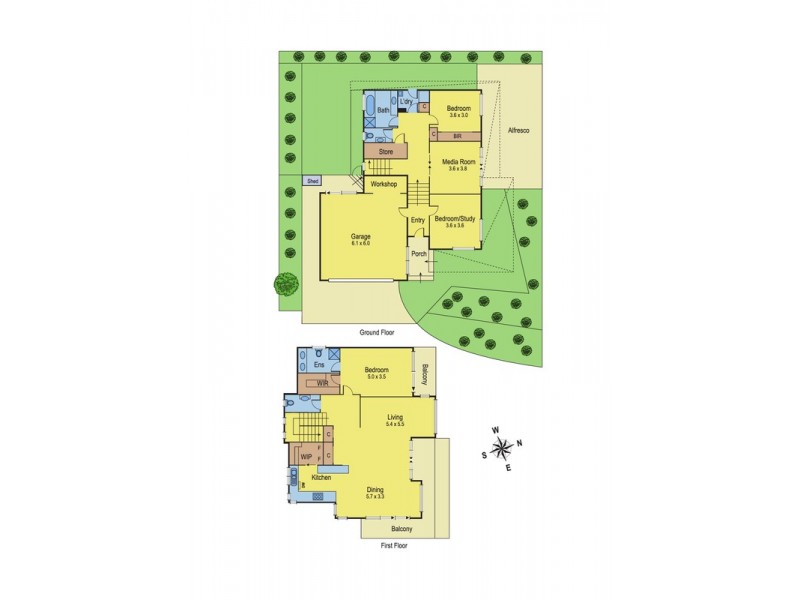 2/11-12 Ande Court, Highton VIC 3216 Floorplan