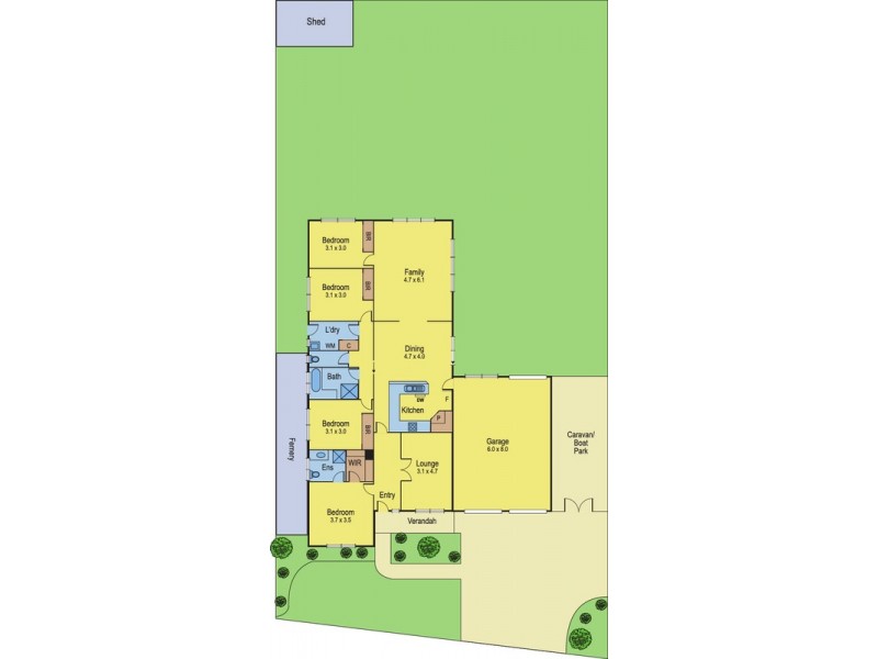 32 Langer Drive, St Albans Park VIC 3219 Floorplan