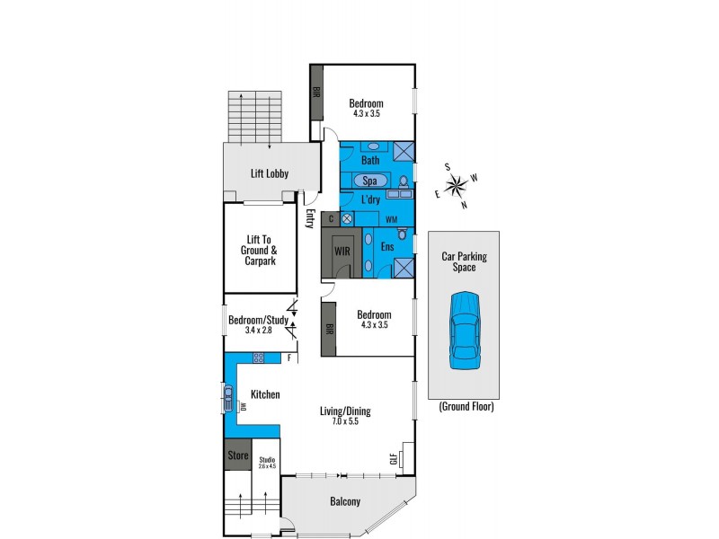 5/16 Union Street, Geelong VIC 3220 Floorplan