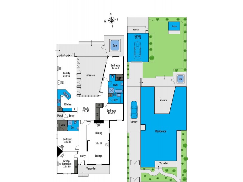 98 Clarence Street, Geelong West VIC 3218 Floorplan