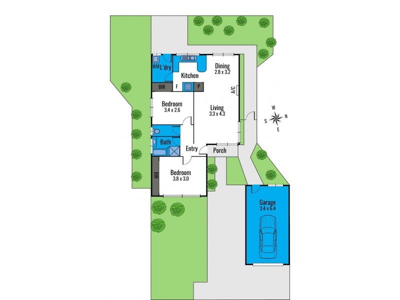 4/1 Apollo Place, Whittington VIC 3219 Floorplan