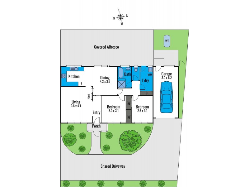 2/38 Orbit Drive, Whittington VIC 3219 Floorplan
