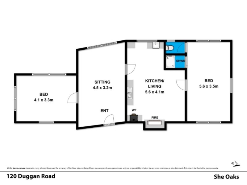 120 Duggan Road, She Oaks VIC 3331 Floorplan