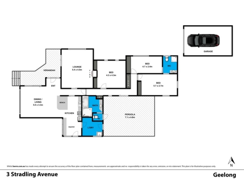 3 Stradling Avenue, Geelong VIC 3220 Floorplan
