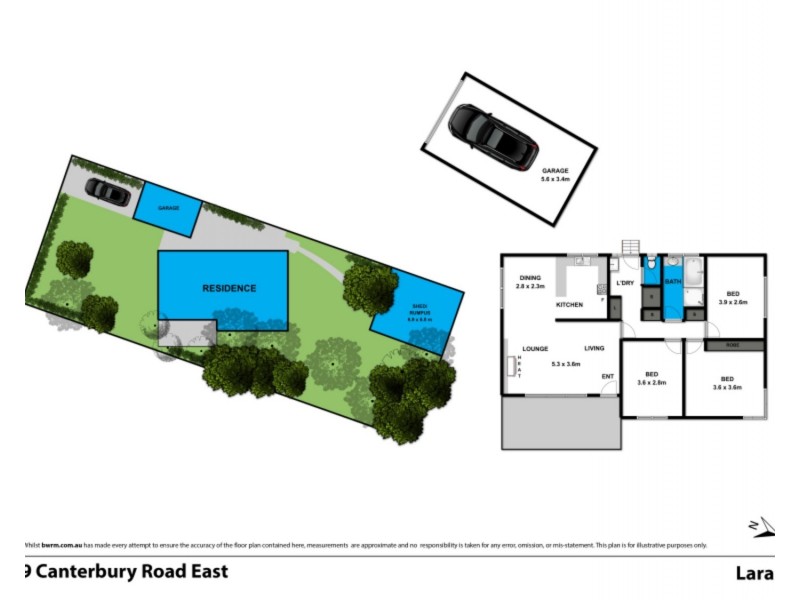 9  Canterbury (East) Road, Lara VIC 3212 Floorplan
