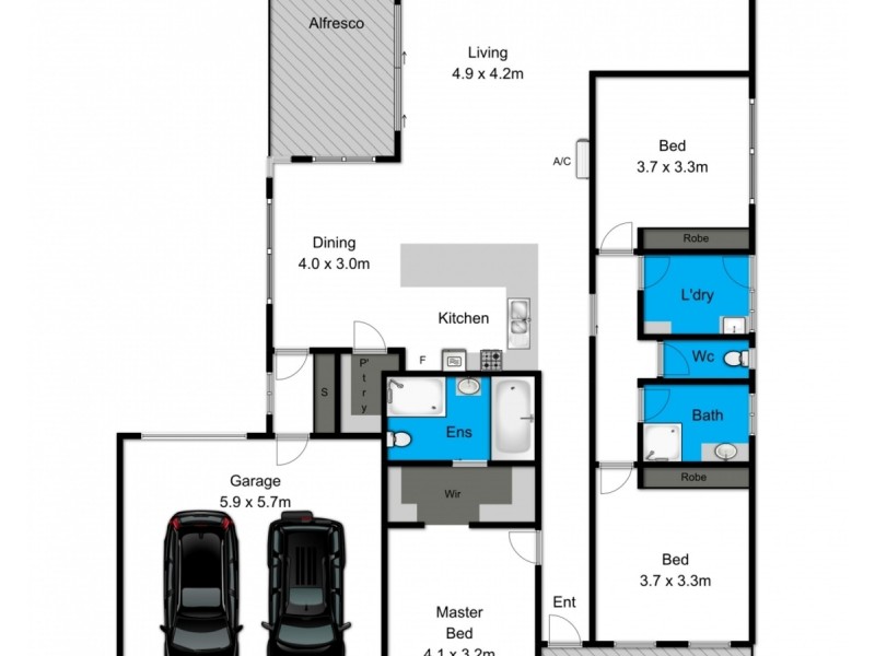 5 Cameo Court, Clifton Springs VIC 3222 Floorplan