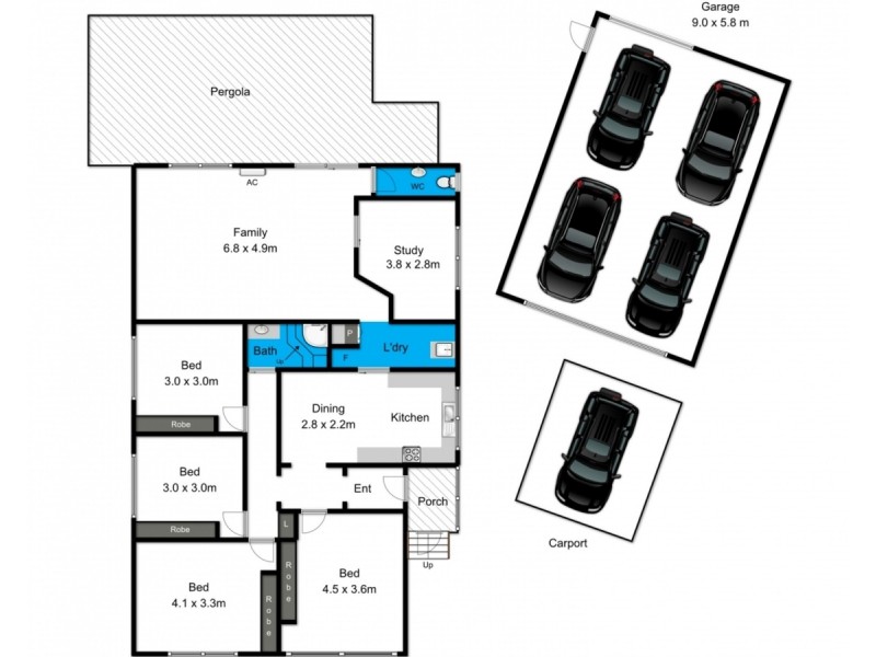 2 Buchan Court, Corio VIC 3214 Floorplan