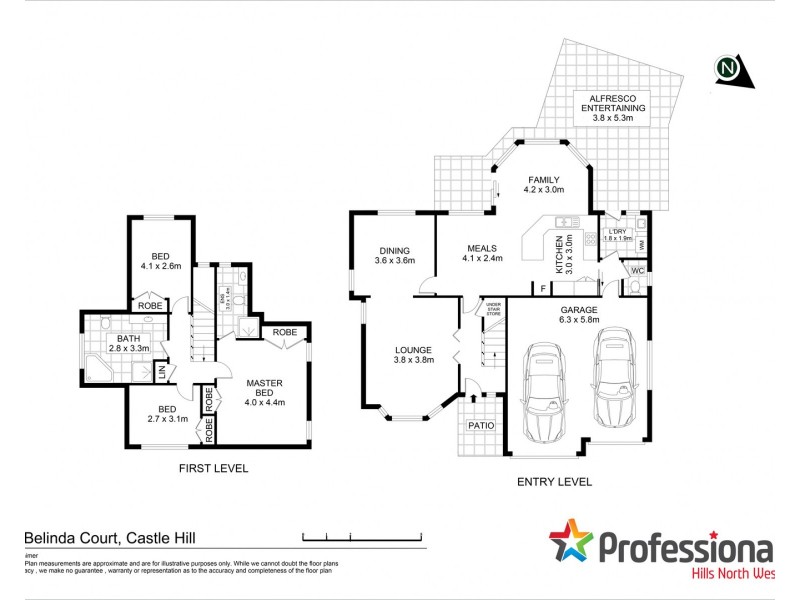 6 Belinda Court, Castle Hill NSW 2154 Floorplan