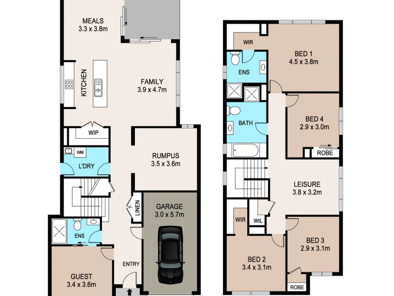 46 Hannaford Avenue, Box Hill NSW 2765 Floorplan