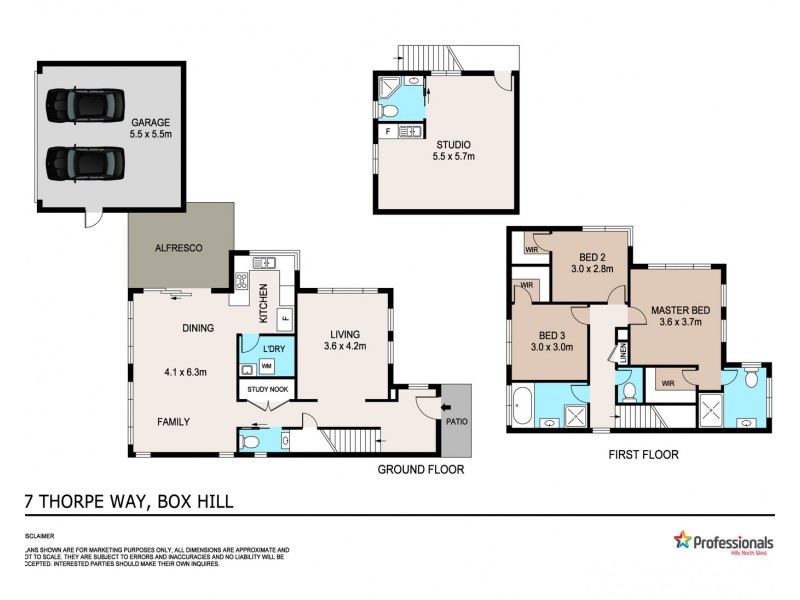 7a Thorpe Way, Box Hill NSW 2765 Floorplan