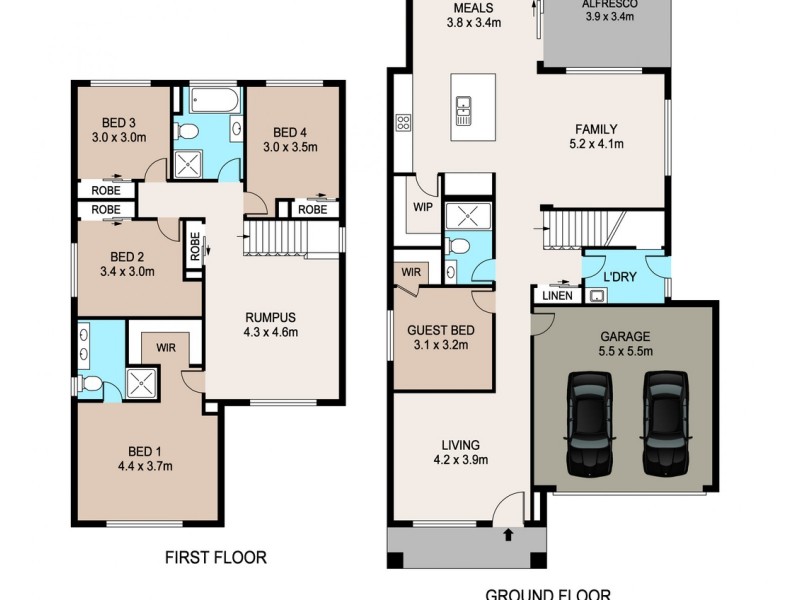 6 Capella Street, Box Hill NSW 2765 Floorplan