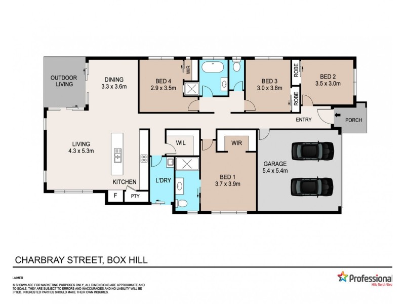 8 Charbray Street, Box Hill NSW 2765 Floorplan
