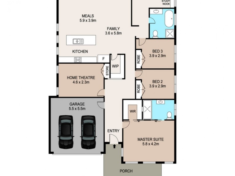 7 Cormo Way, Box Hill NSW 2765 Floorplan