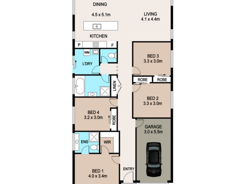 7 Gannel Street, Marsden Park NSW 2765 Floorplan