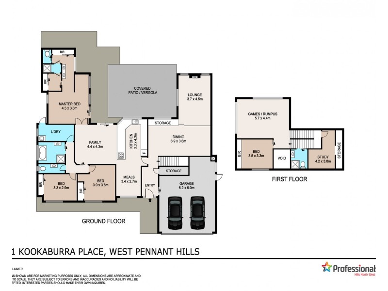 11 Kookaburra Place, West Pennant Hills NSW 2125 Floorplan