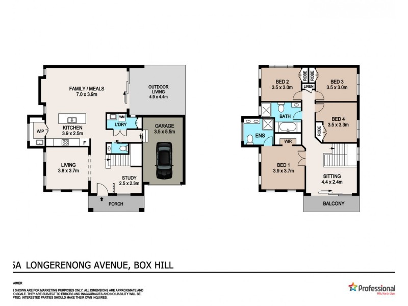 95A Longerenong Avenue, Box Hill NSW 2765 Floorplan