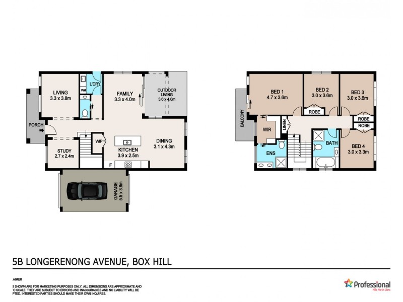 95B Longerenong Avenue, Box Hill NSW 2765 Floorplan