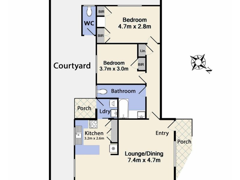 5/5 Clovelly Avenue, Glenroy VIC 3046 Floorplan