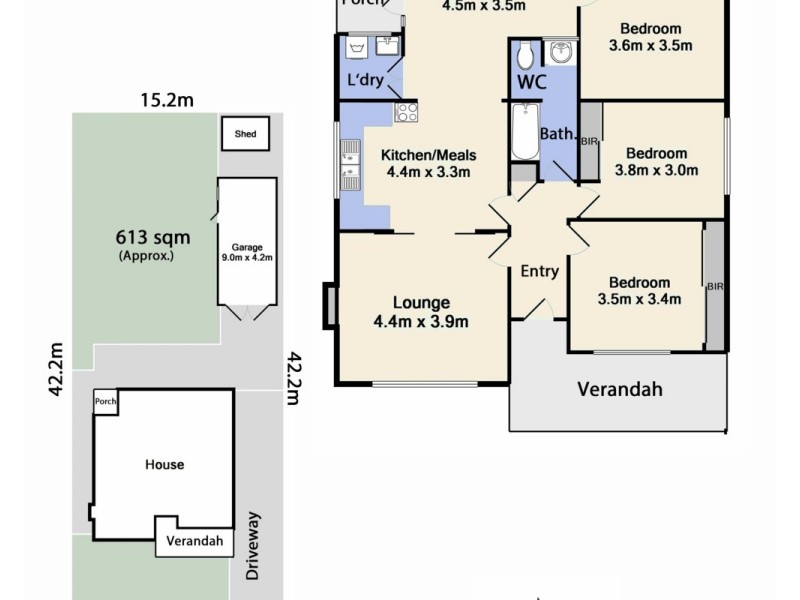 44 Halsbury Street, Hadfield VIC 3046 Floorplan
