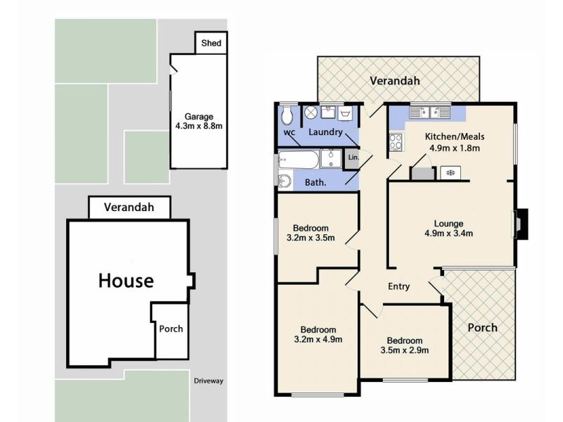 7 Waratah Street, Campbellfield VIC 3061 Floorplan