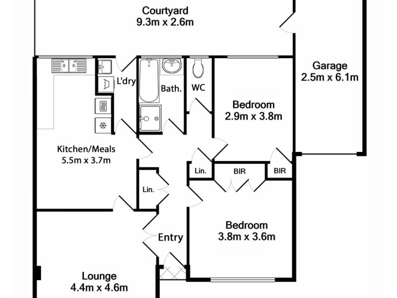3/28 Grandview Street, Glenroy VIC 3046 Floorplan