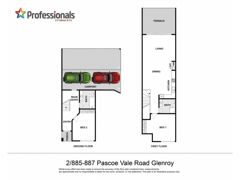 2/885-887 Pascoe Vale Road, Glenroy VIC 3046 Floorplan