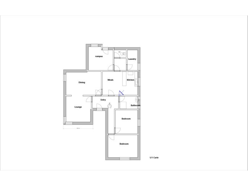 1/1 Curie Avenue, Oak Park VIC 3046 Floorplan