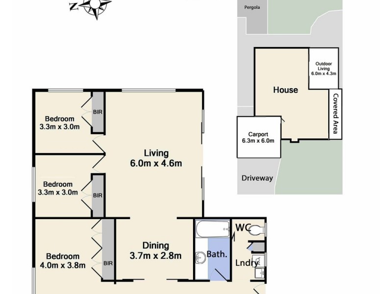 74 Widford Street, Glenroy VIC 3046 Floorplan