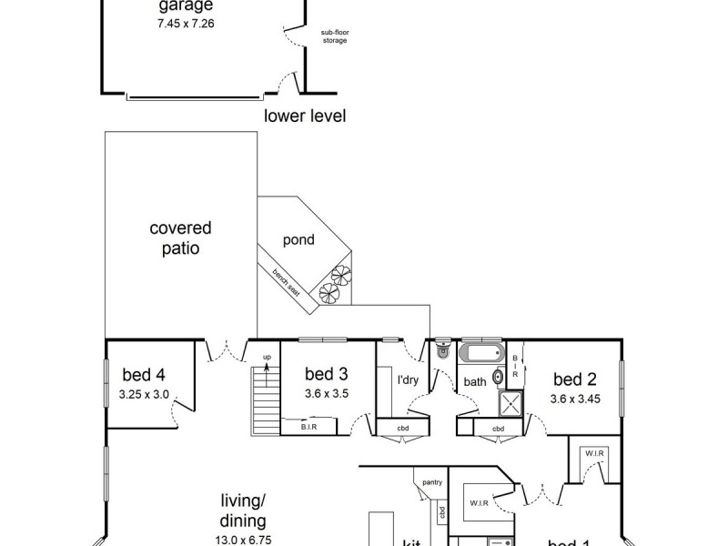 7 Water Lilly Lane, Lilydale VIC 3140 Floorplan