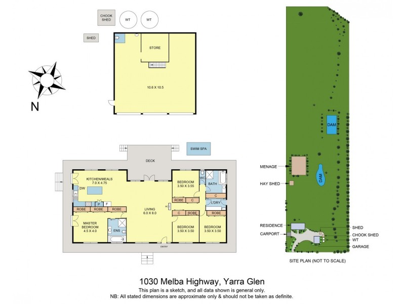 1030 Melba Highway, Yarra Glen VIC 3775 Floorplan