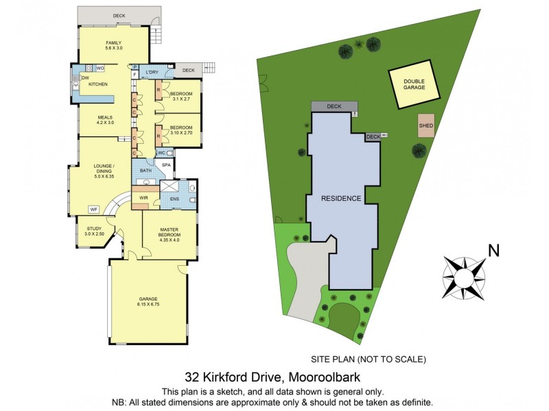 32 Kirkford Drive, Mooroolbark VIC 3138 Floorplan