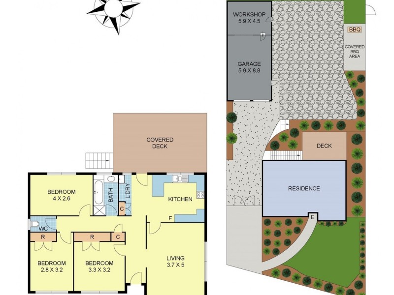 125 Birmingham Road, Mount Evelyn VIC 3796 Floorplan