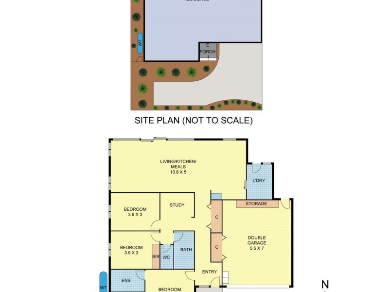 1 & 2 Possum Place, Yarra Glen VIC 3775 Floorplan