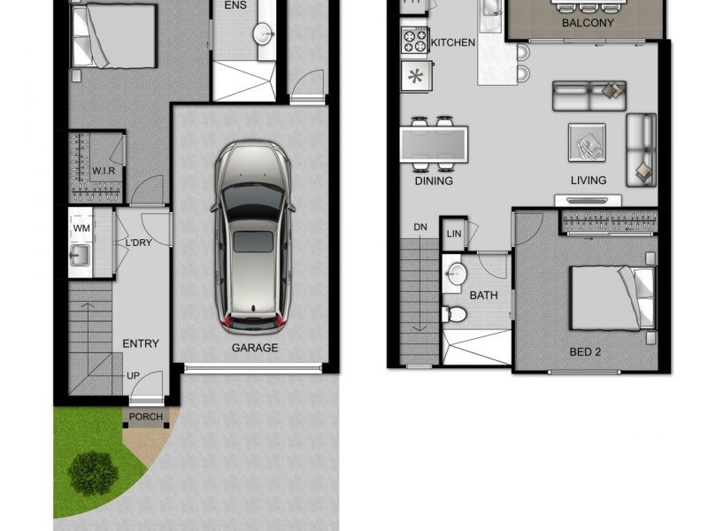 2/44 Liverpool Road, Kilsyth VIC 3137 Floorplan