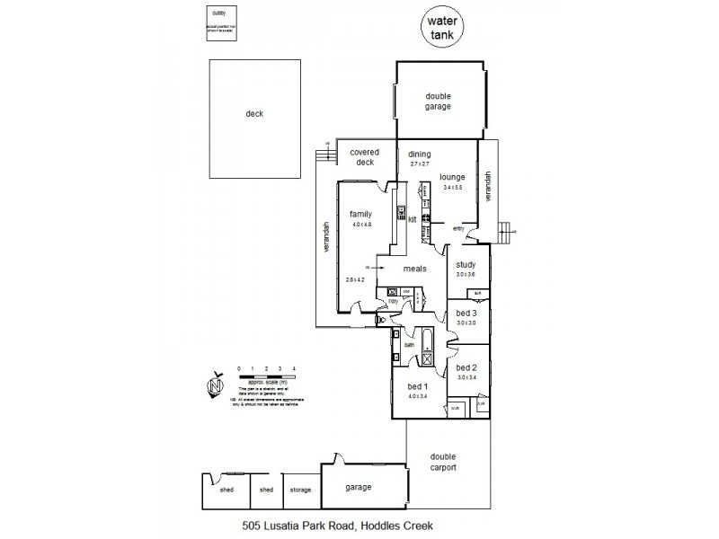 505 Lusatia Park Road, Hoddles Creek VIC 3139 Floorplan