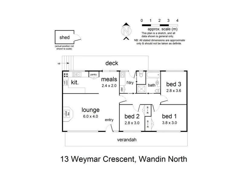 13 Weymar Crescent, Wandin North VIC 3139 Floorplan
